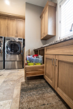 Laundry Room, Amish Cabinetry, Maple in Husk Finish