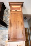 Custom Amish Kitchen Cabinetry, Rustic Cherry Stained Honey Manor with Van Dyke Glaze Finish, Storage Solutions
