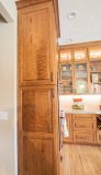 Custom Amish Kitchen Cabinetry, Rustic Cherry Stained Honey Manor with Van Dyke Glaze Finish, Storage Solutions