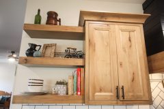 Custom Amish Kitchen Cabinetry, Rustic Maple in Husk Stain on Perimeter