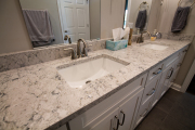 Master Bath Vanity, Waypoint Cabinetry, Cultured Marble Top