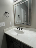 Bathroom Vanity, Waypoint  Cabinetry, Cultured  Marble Top