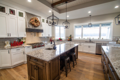 Copy-of-125-McCullough-Kitchen-Amish-Maple-White-Paint-Perimeter-Special-Walnut-Stain-on-Islands-Bianco-Antico-Granite-SS-Hood