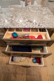 Amish Kitchen Cabinetry, Drawer Storage Solutions