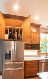 Amish Kitchen Cabinetry, Storage Solutions, Over  the Fridge