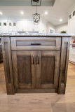 Custom Amish Kitchen,  Special Walnut Stain on Islands